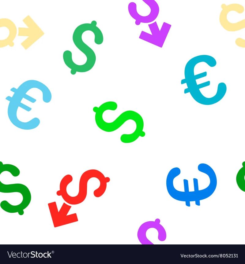 Grey Dollar Rate Decrease Icon Isolated Seamless Pattern On Black - Download Perfect Gradient Photo | Full HD