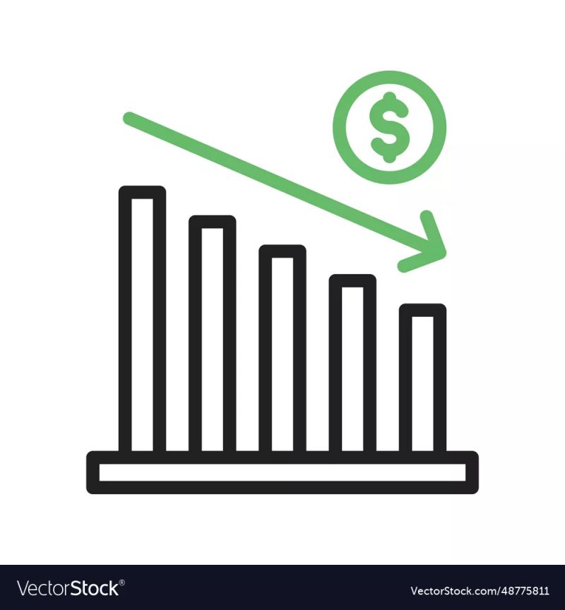 Decrease Flat Icon Royalty Free Vector Image Vectorstock - Full HD Colorful Textures for Desktop