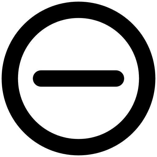 Action Decrease Circle Delete Minus Negative Remove Subtraction Icon - Download Artistic Gradient Picture | HD