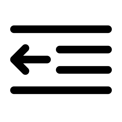 Text Indent Decrease Regular User Interface Gesture Icons - Sunset Images - Amazing Desktop Collection