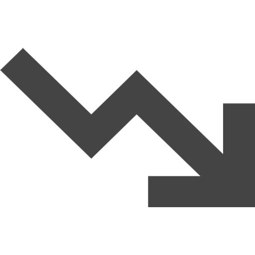 Chart Decrease Vector Svg Icon Png Repo Free Png Icons - Premium Minimal Illustration Gallery - High Resolution