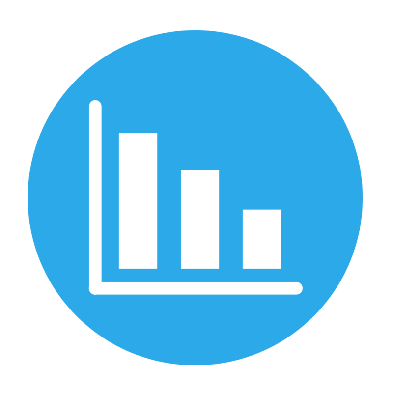 Business Circle Decrease Income Money Office Profit Icon - Classic High Resolution Light Images | Free Download
