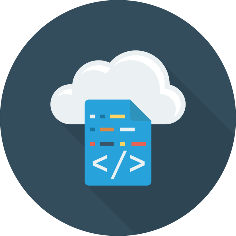 Cloud Computing Programming Icon Download On Iconfinder - Modern Ocean Texture - Full HD