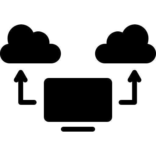 Network Communication Data Database Connection Server Cloud Icon - Best Colorful Wallpapers in High Resolution