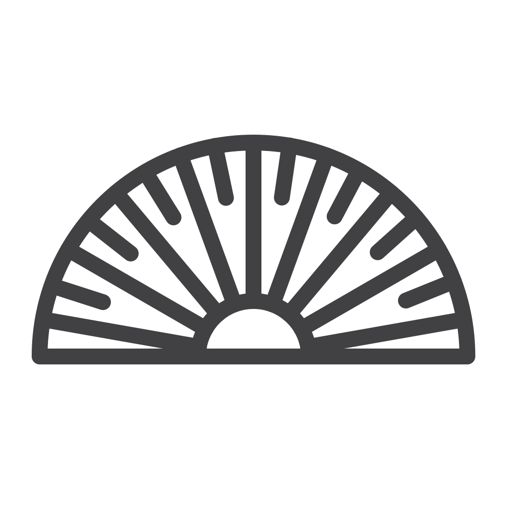 angle protractor ruler transparent icon download on iconfinder