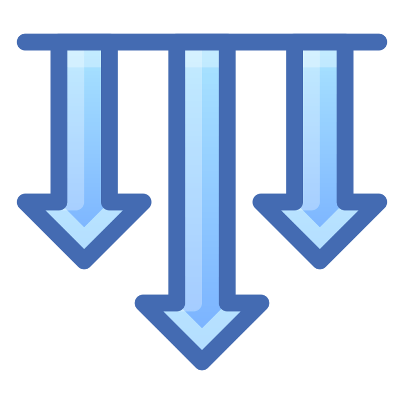 Decline Decrease Reduce Get Less Fall Loss Icon Download On - 4K Nature Wallpapers for Desktop