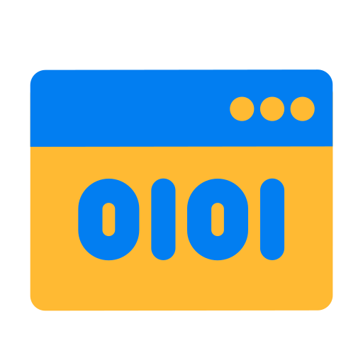 Binary Code Icon Download On Iconfinder On Iconfinder - HD Space Textures for Desktop