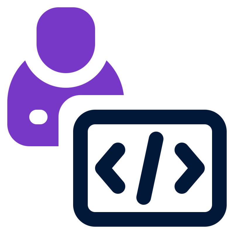 Programmer Person Coding Developer Engineer Icon Download On - Best Gradient Designs in Ultra HD