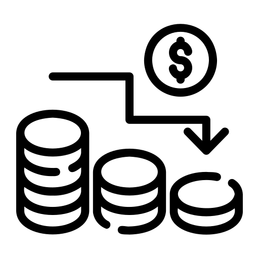 Bar Chart Crisis Decrease Diagram Graph Icon Download On Iconfinder - Best Dark Images in Ultra HD