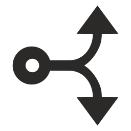 Arrow Edit Function Operation Split Way Icon Download On Iconfinder - 8K Light Arts for Desktop