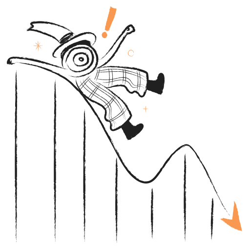 Analytics Arrow Chart Decrease Graph Statistics Icon Download On - Dark Backgrounds - Amazing HD Collection