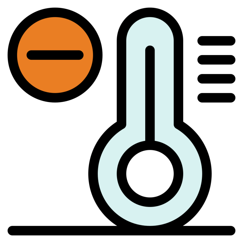 Temperature Decrease Icon Download On Iconfinder - Retina Vintage Designs for Desktop