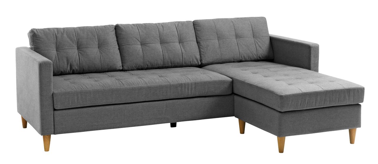 Sofa falslev chaise longue grey