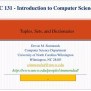 PPT - CSC 131 - Introduction To Computer Science I PowerPoint ...