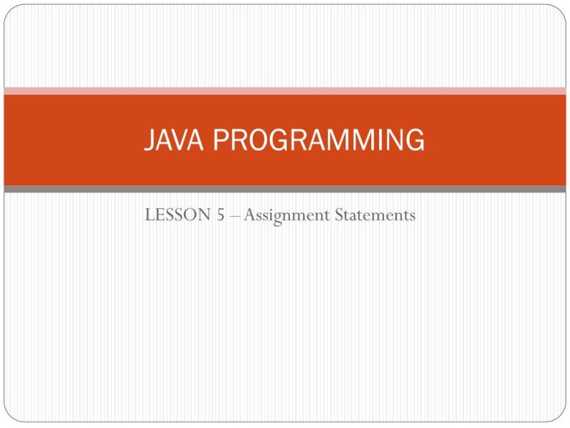 Ppt Java Programming For Java Web Application Development Powerpoint - Minimal Photo Collection - 4K Quality