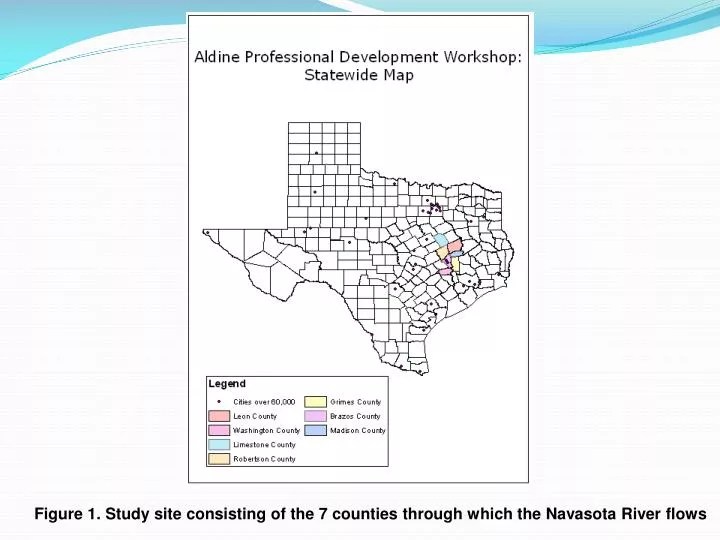 PPT Mapping Geology And Water Resources Of The Navasota River Slide1 N 