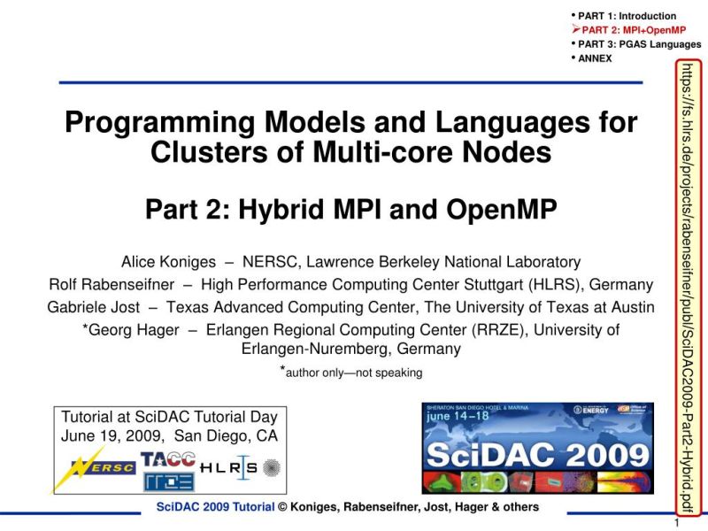 Ppt Programming Models And Languages For Clusters Of Multi Core Nodes Part 2 Hybrid Mpi And - Gradient Designs - Incredible 4K Collection