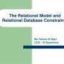 PPT - The Relational Data Model And Relational Database Constraints ...