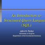 PPT - An Introduction To Structured Query Language (SQL) PowerPoint ...