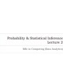 PPT - Probability & Statistical Inference Lecture 2 PowerPoint ...