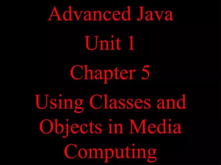 Ppt Chapter 5 Using Classes And Objects In Media Computing Powerpoint - Download Incredible Abstract Illustration | HD