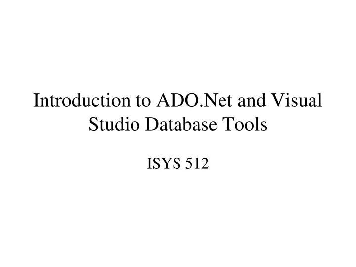 Simple Ado Program By Visual Studio Docx Databases Computer Software And Applications - City Photos - High Quality Desktop Collection