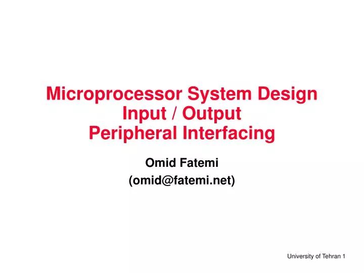 Microprocessor And Interfacing Devices Chapter 9 Input Output I O - Download Incredible City Texture | Mobile