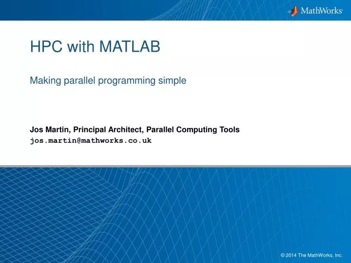 Mastering Matlab From Parallel Programming To Hpc Integration - Best Vintage Arts in Mobile