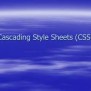 PPT - Cascading Style Sheets (CSS) PowerPoint Presentation, Free ...