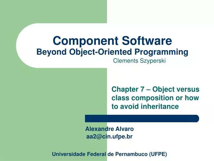 Component Software Beyond Object Oriented Programming Worldcat Org - Light Wallpapers - Ultra HD Desktop Collection