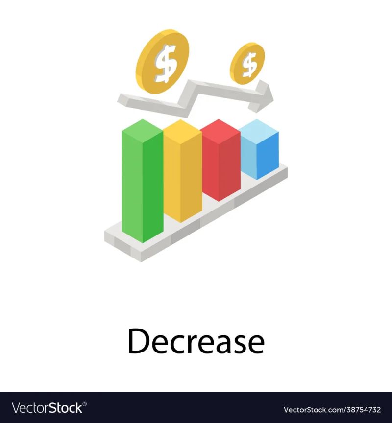 Financial Decrease Royalty Free Vector Image Vectorstock - Ocean Designs - Incredible Full HD Collection