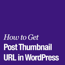 But untill now, there isn't offical function to get post thumbnail url. How to Get the Post Thumbnail URL in WordPress