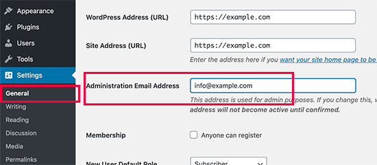 Then scroll down the page to view the administration email address field. How to Change the WordPress Admin Email (3 Methods)