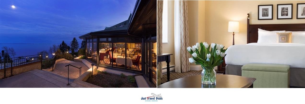 When you go, you want to get as much as you can out of the famous strip. The Fairmont Le Manoir Richelieu