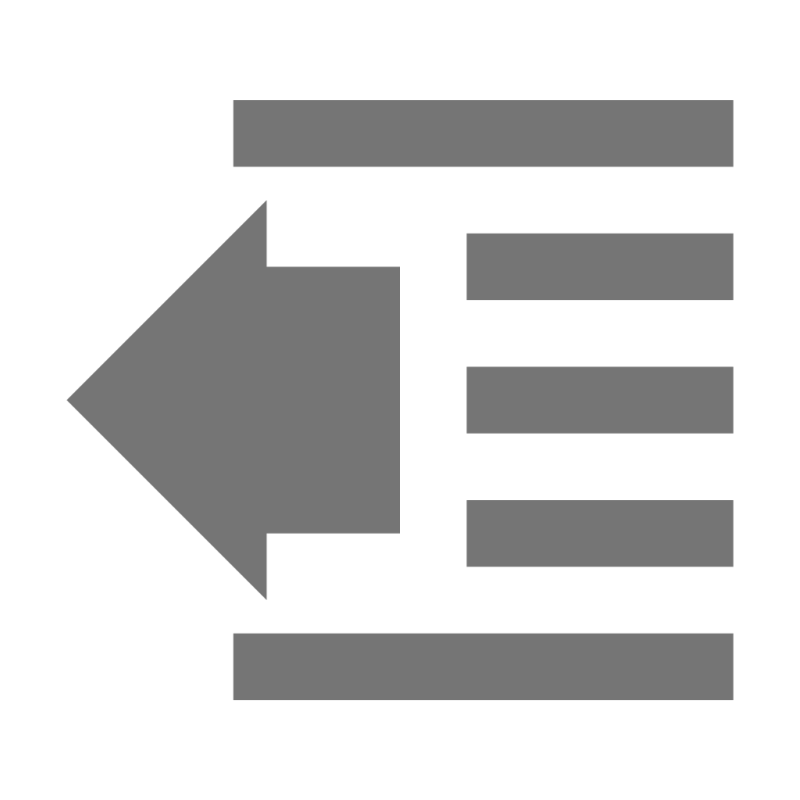 Indent Decrease Text Icon Download On Iconfinder - Gradient Pattern Collection - High Resolution Quality