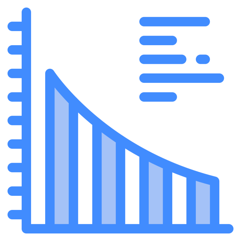Decrease Chart Down Statistics Bar Stats Icon Download On Iconfinder - Dark Design Collection - HD Quality