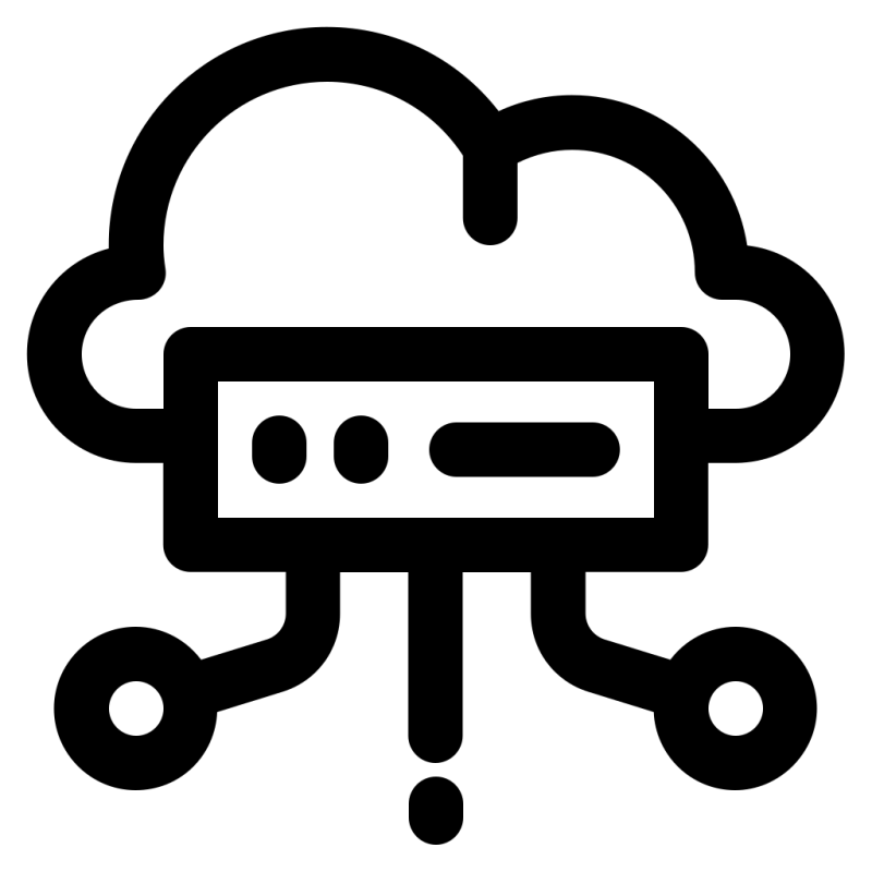 Big Data Cloud Computing Database Connection Icon Download On - Download Artistic Mountain Image | Desktop