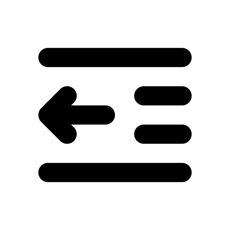 Indent Decrease Icon Download On Iconfinder On Iconfinder - Gorgeous 4K Landscape Wallpapers | Free Download