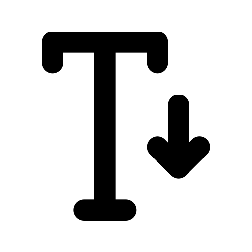 Decrease Font Size Letter Resize Text Icon Download On Iconfinder - Premium Mountain Picture Gallery - High Resolution