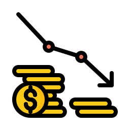 Cold Decline Decrease Fall Lower Temperature Thermometer Icon - Download Incredible Dark Background | Retina