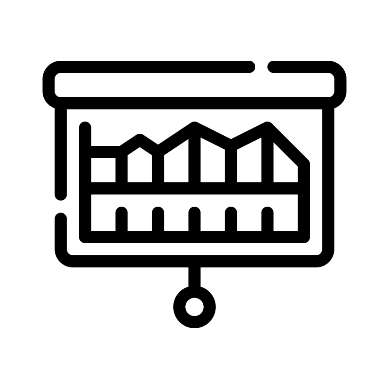 Presentation Down Data Analytics Bar Graph Decrease Diagram Chart Icon Download On - 8K Dark Textures for Desktop