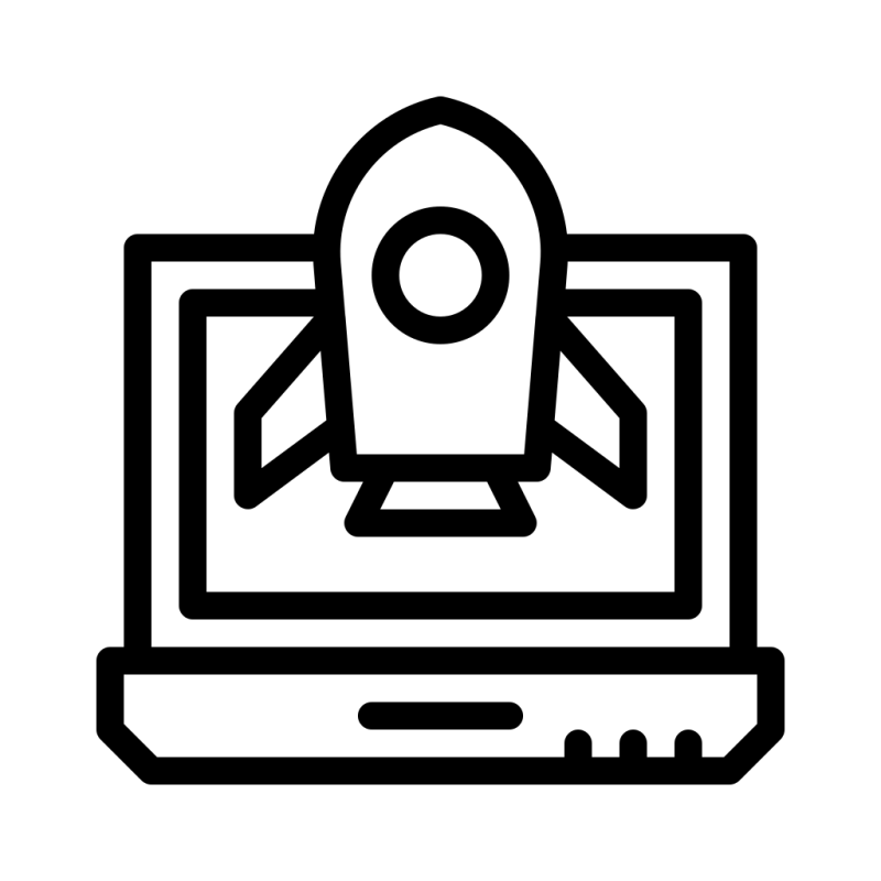 Coding Programming Computing Laptop Software Development Icon - Dark Arts - Incredible Ultra HD Collection