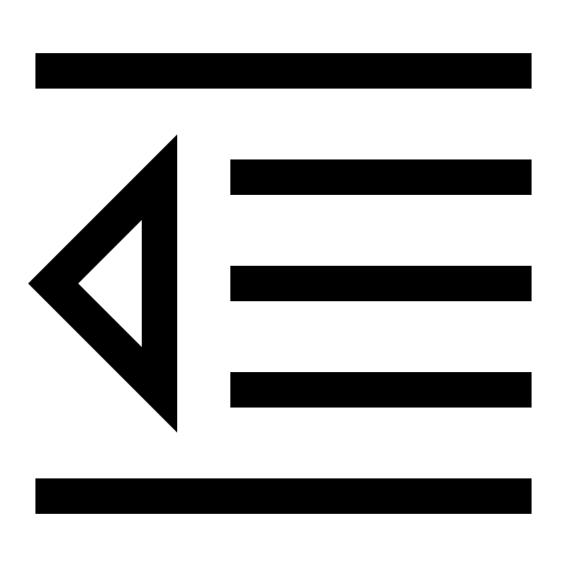 Decrease Format Indent Icon - Download Ultra HD Gradient Texture | High Resolution