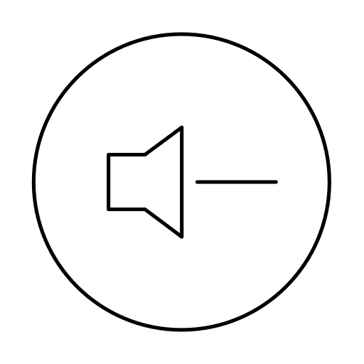 Circle Decrease Lower Volume Volume Decrease Volume Down Icon - Ultra HD Ultra HD Landscape Patterns | Free Download