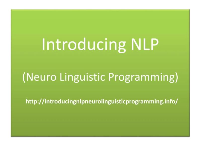 Ppt Introducing Nlp Neuro Linguistic Programming Powerpoint - City Image Collection - Retina Quality