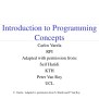 PPT - Introduction To Programming Concepts PowerPoint Presentation ...