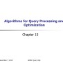 PPT - Query Optimization: Algorithms And Techniques PowerPoint ...