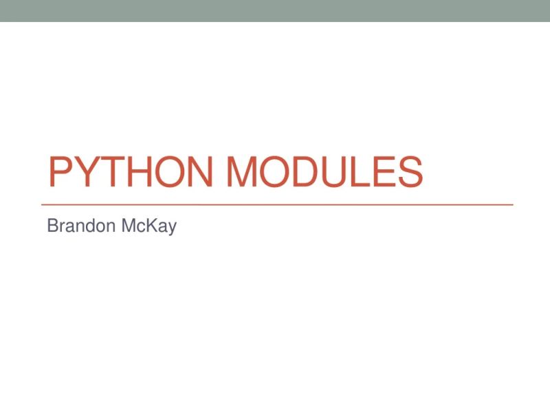 Python Modules Ppt - Desktop Sunset Images for Desktop