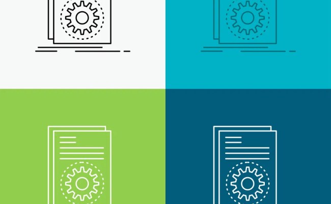 Code Executable File Running Script Icon Over Vector Image