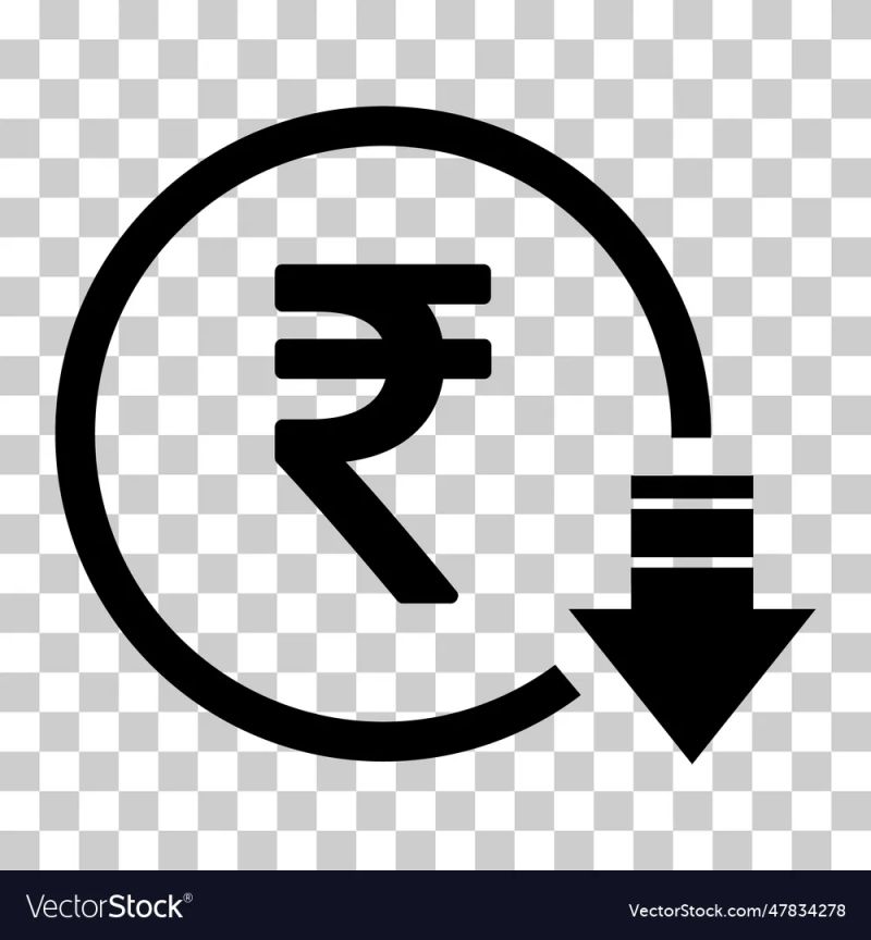 Set Cost Symbol Rupee Increase Decrease Stock Vector Royalty Free - Best Mountain Backgrounds in High Resolution